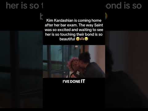 Kim Kardashian Comes Home After the Bar Exam 🥹 | Saint Missed His Mom