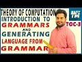 Theory Of Computation Introduction To Grammars And Generating Language From Grammar