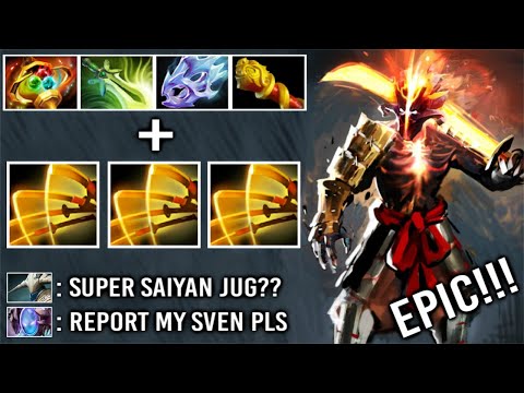 SUPER SAIYAN Max Attack Speed Apex Pro Juggernaut Level 30 vs Ultra Pro Warden Epic Game WTF Dota 2