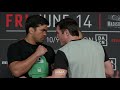 Bellator 222: Lyoto Machida vs. Chael Sonnen Staredown - MMA Fighting