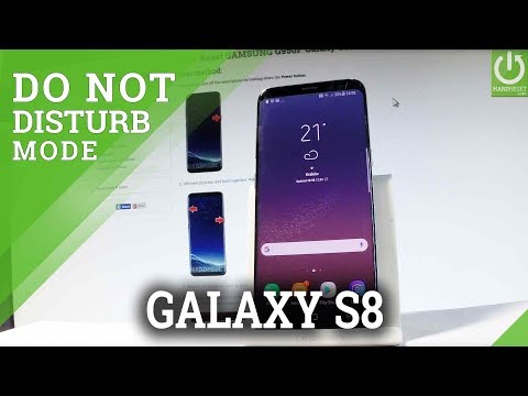 SAMSUNG Galaxy S8 DO NOT DISTURB MODE / DND Access