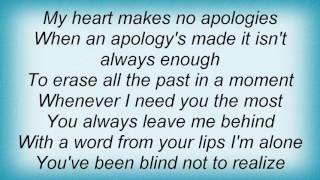 Alanis Morissette - No Apologies Lyrics