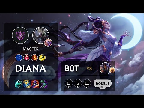 Diana Bot vs Draven - EUW Master Patch 11.15