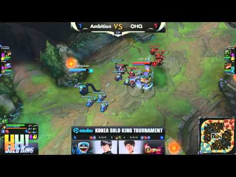 5. [kr] OHQ vs Ambition - Game 3 - "The Solo King" Korean 1vs1 Tournament  Semifinals
