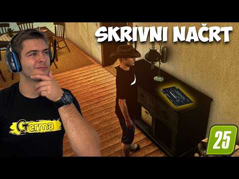 NAŠEL SEM SKRITI NAČRT NA KMETIJI! (V SENCAH #8) [FS25 SLO]