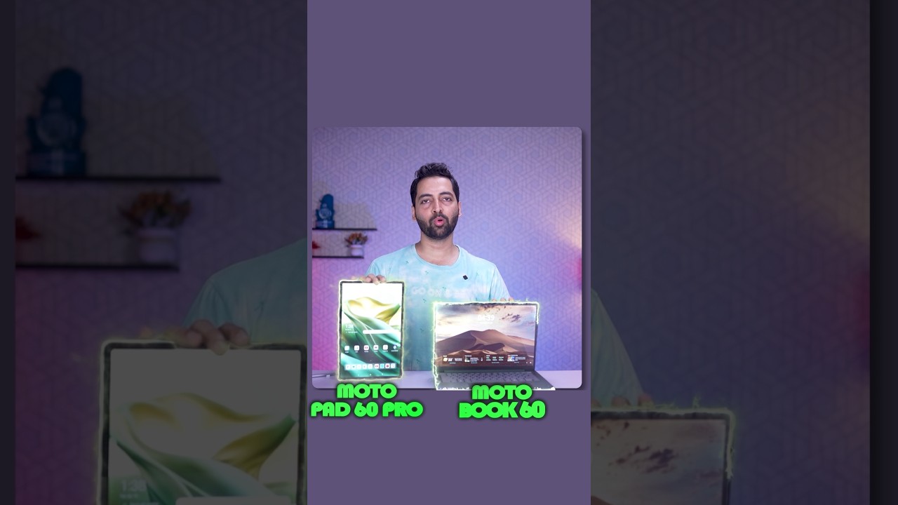 Moto Pad 60 Pro & Moto Book 60 First Look ⚡#shorts