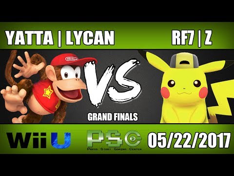Yatta | Lycan (Diddy Kong) vs RF7 | Z (Pikachu/Fox) - Wii U Grand Finals S4M