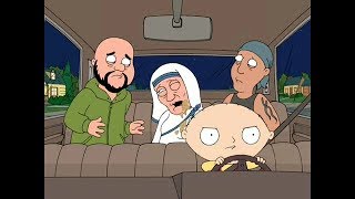 Mother Teresa OD's in Stewie's Car
