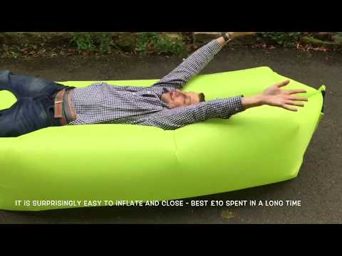 Inflatable Lounger, Laybag, Lazy Bag  - Short Review