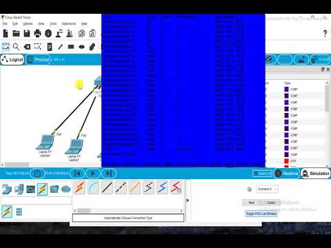 How to check packet flow on switch or router Lab Packet tracer#packetflow#ciscorouter#ciscoswitch.