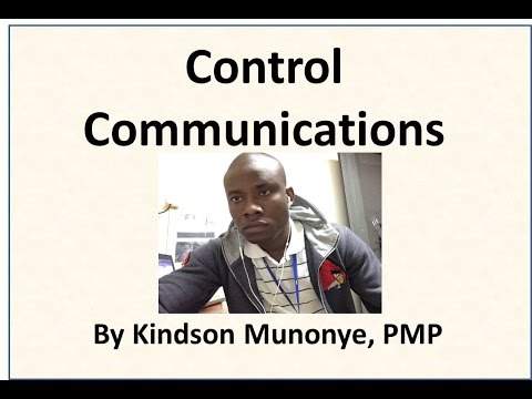 33 Project Communications Management Control Communications Video