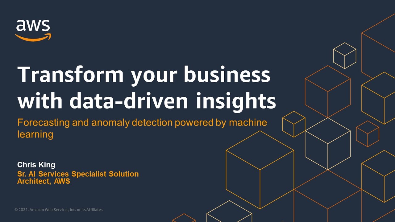 Transform Your Business with Data Driven Insights - AWS Online Tech Talks
