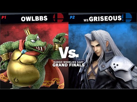 Kargo Weeklies S4#7 Grand Finals, OwlBBs (K. Rool) v Griseous (Sephiroth)