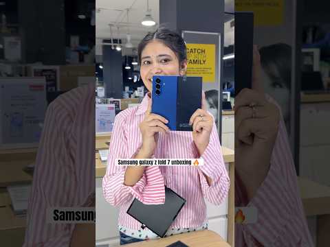 Samsung galaxy z fold 7 unboxing || z fold 7 unboxing | #new #mobile #unboxing #ytshorts #shortsfeed