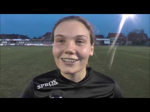 Morgane Wijns na SV Zulte Waregem - FWS Woluwe op 22.12.2018