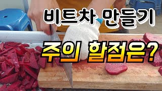 비트 말랭이 비트차 만들때 주의 할점은? 겨울철 건강지킴이 비트 When Bit Malin makes Bit…