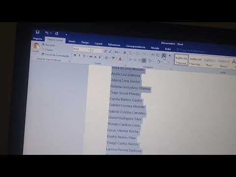 Vídeo: Ordem alfabética no Word: perguntas e respostas