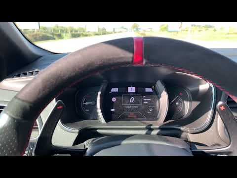 Renault Megane IV RS Trophy 1.8 EDC 300HP acceleration test 0-100 Launch Control