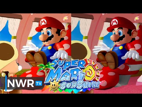 3D All-Stars: Super Mario Sunshine's Remastered Intro Comparison