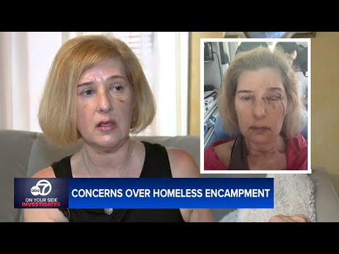 Woman viciously attacked by homeless man in LA - 7 On Your Side Investigates