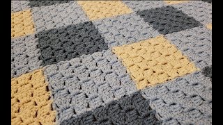 Part 1 - C2C Join as You Go Blanket Crochet Tutorial!
