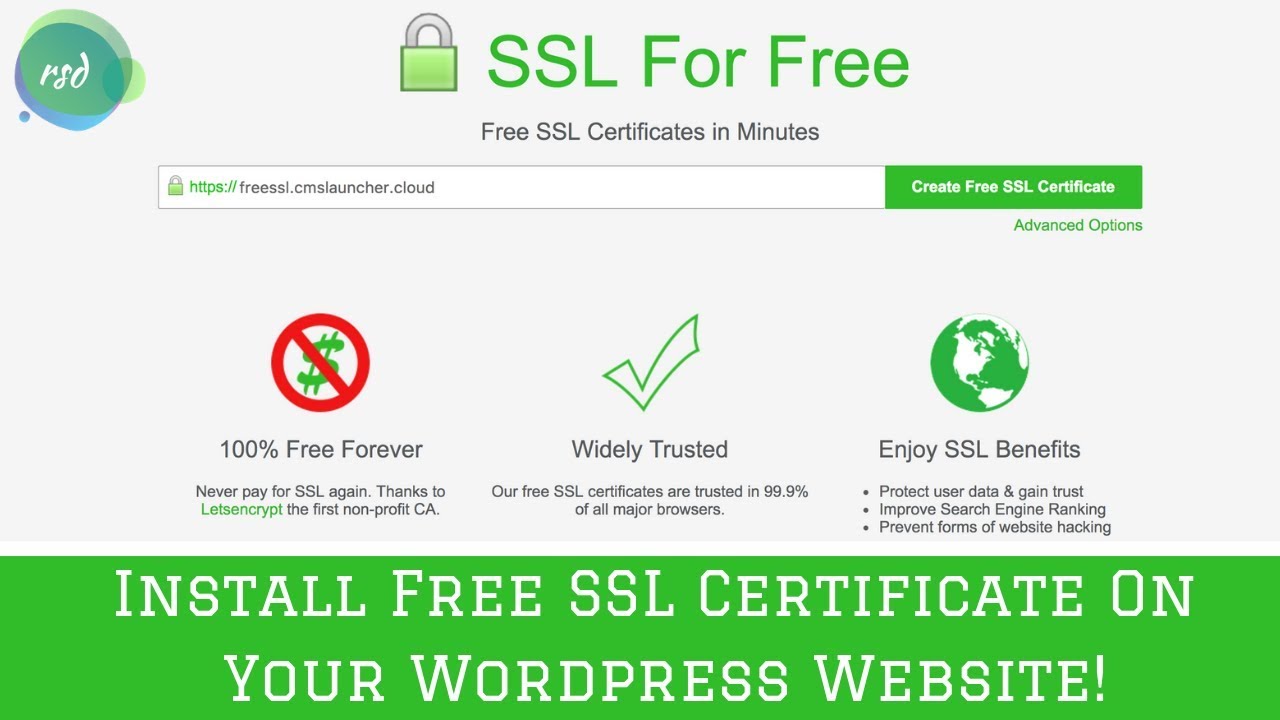 How to Install Free SSL Certificate On wordpress Website [Step By Step Tutorial] #FreeSSL