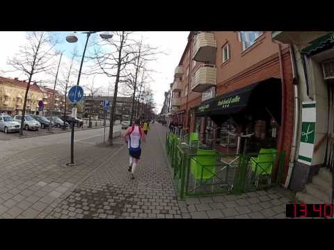 Kumla Stadslopp 2012 - 10 km (Löparperspektiv)