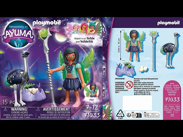Vídeo relacionado con PLAYMOBIL Adventures of Ayuma 71235 Crystal y Moon Fairy con Animales del Alma, Juguete para niños a Partir de 7 años