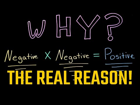 Why Negative × Negative = Positive The REAL Reason!