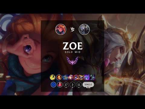 Zoe Mid vs Diana - EUW Master Patch 12.9