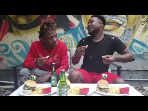 Badet-J ak bebe-defo kap manje burger nan goose bar🤣🤣