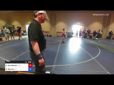 88 Lbs Rr Rnd 3 - Kole Davidheiser, Arsenal Wrestling Club Vs Daniel Berardi, New Jersey 001f