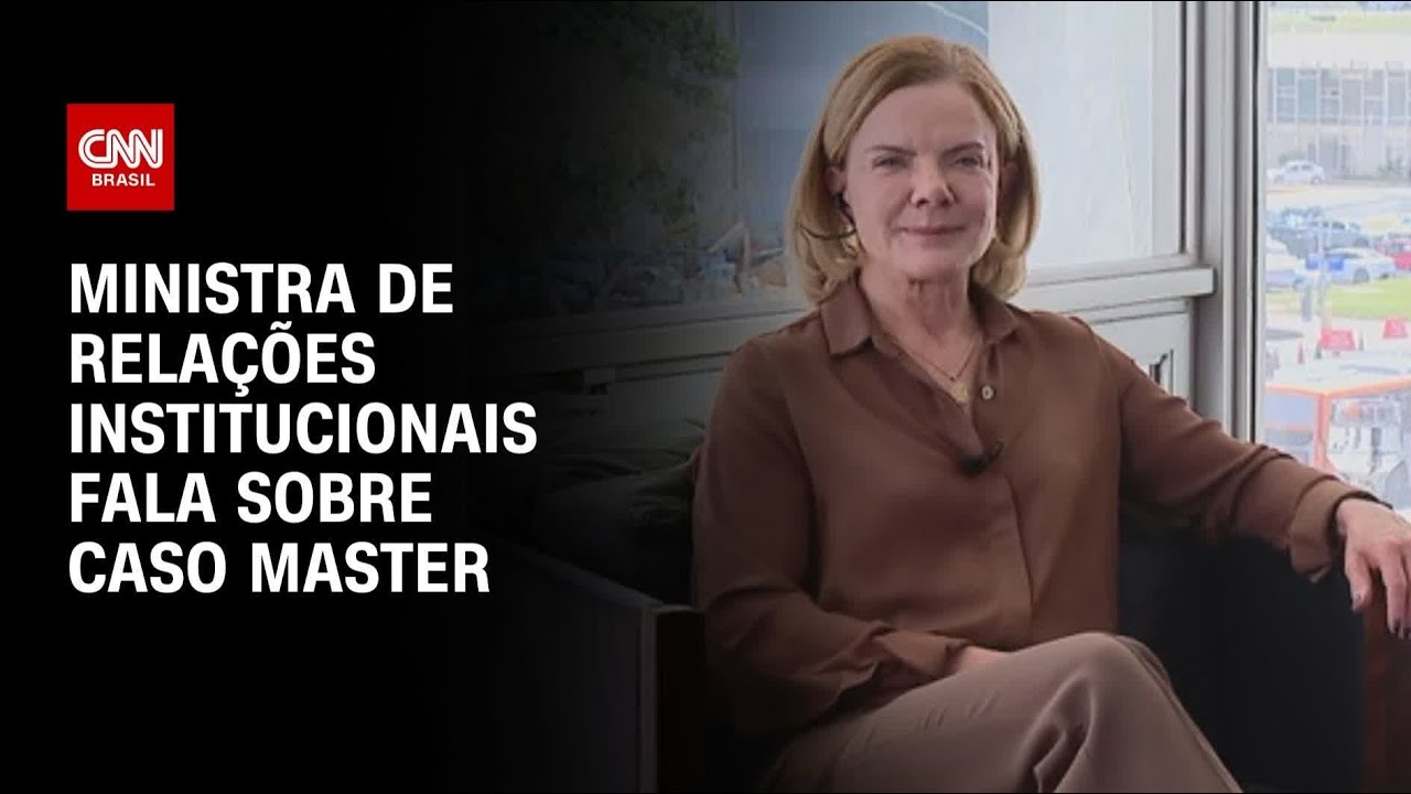 Não cabe ao governo ter medo ou receio sobre caso Master, diz Gleisi à CNN | BASTIDORES CNN