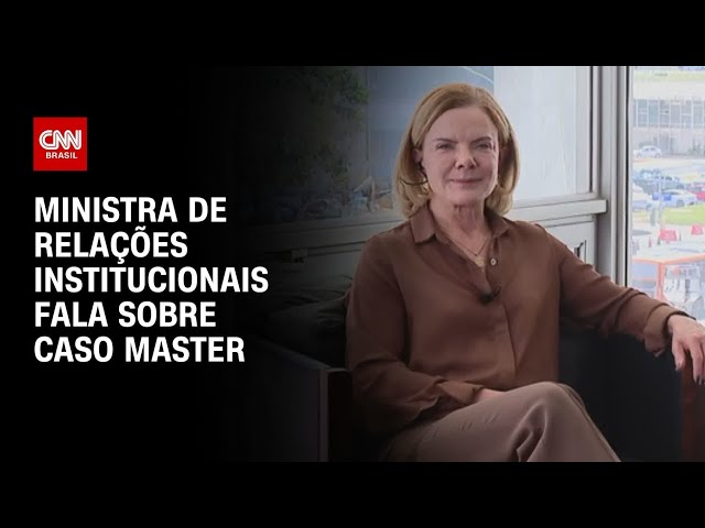 Não cabe ao governo ter medo ou receio sobre caso Master, diz Gleisi à CNN | BASTIDORES CNN