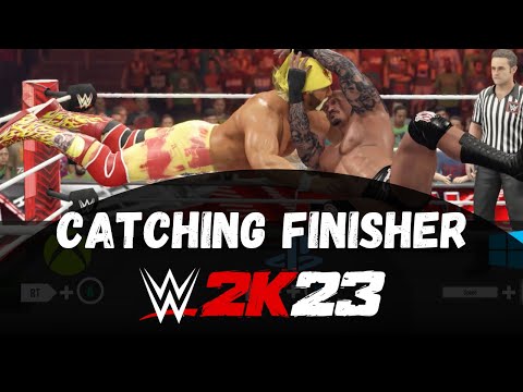 How to Do a Catching Finisher in WWE 2k23 (Xbox, Playstation, PC)