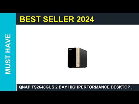 QNAP TS-264-8G-US 2 Bay High-Performance Desktop NAS with Intel Celeron Quad-core Processor, M.2 PCIe Slots and Dual 2.5GbE (2.5G/1G/100M) Network Connectivity (Diskless) video review thumbnail