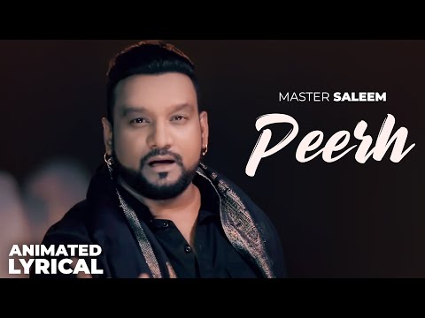 Peerh (Animated Lyrical) | Master Saleem | Latest Punjabi Song 2025 | New Punjabi Songs 2025