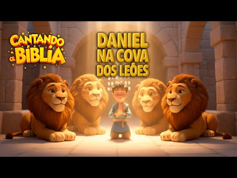 Daniel na Cova dos Leões 🦁 | Música Infantil Cristã Animada | História Bíblica para Crianças