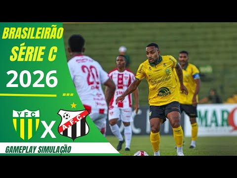 YPIRANGA 3X0 ANÁPOLIS MELHORES MOMENTOS | BRASILEIRÃO SÉRIE C | JOGO DE HOJE GAMEPLAY 