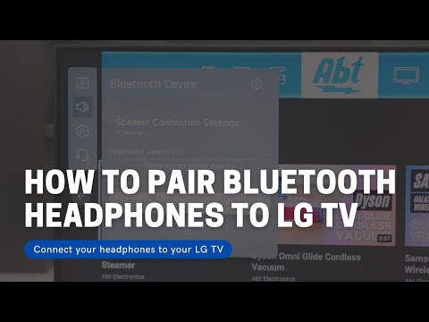 How to Pair Headphones To An LG TV With Bluetooth