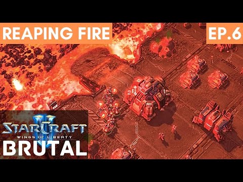 GETTING STUCK IN LAVA AND ZERG - Brutal Campaign Ep.6 [Starcraft 2 Wings Of Liberty]