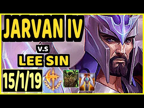 AKAADIAN (JARVAN IV) vs LEE SIN - 15/1/19 KDA JUNGLE CHALLENGER GAMEPLAY - NA