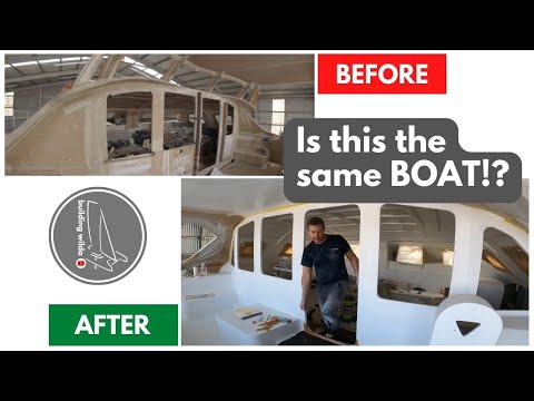 Cockpit door adjustments & Sailboat interior floor primer S03 E08