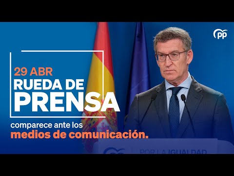 Alberto Núñez Feijóo comparece ante los medios de ...