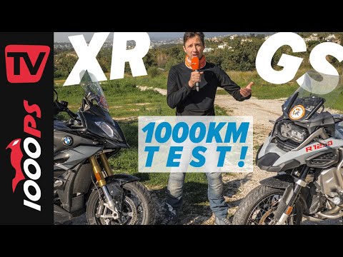 BMW S 1000 XR gegen R 1250 GS! BMW Reisemotorräder im Vergleich