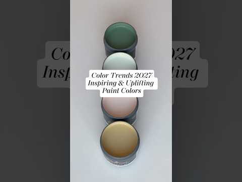 Meet the Inspiring & Uplifting Hues from Color Trends 2027