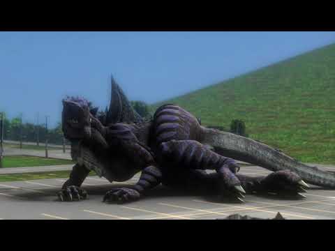 Zilla Scratches Himself (Godzilla Fan Animation Thing)