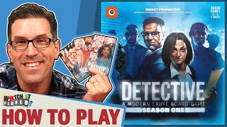 Watch It Played - Detective: A Modern Crime Board Game – Season One video thumbnail