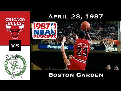 Full Game: The Solitary War | Playoffs Game 1: Chicago Bulls vs Boston Celtics (April 23, 1987)