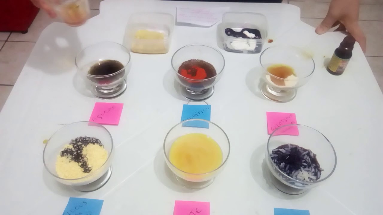 Atividade prática: Identificação de amido em alimentos.